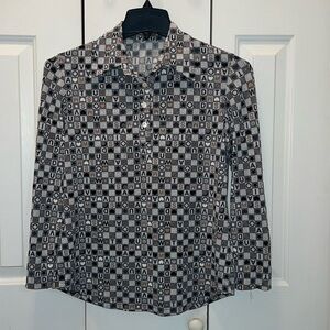 🚫♻️Printed Women’s Blouse Top